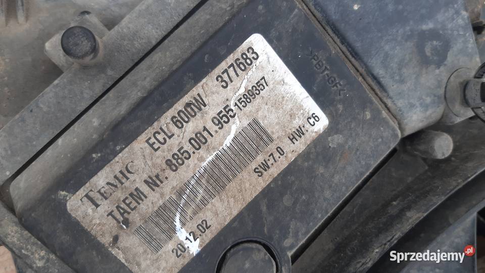 wentylator chłodnicy Mercedes C w203 A2035000293 osobowe Dębno