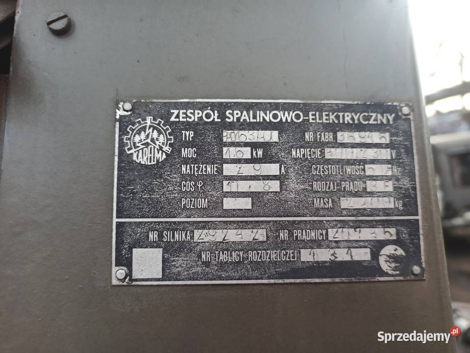 Agregat prądotwórczy PAD 16 16kW Skierniewice