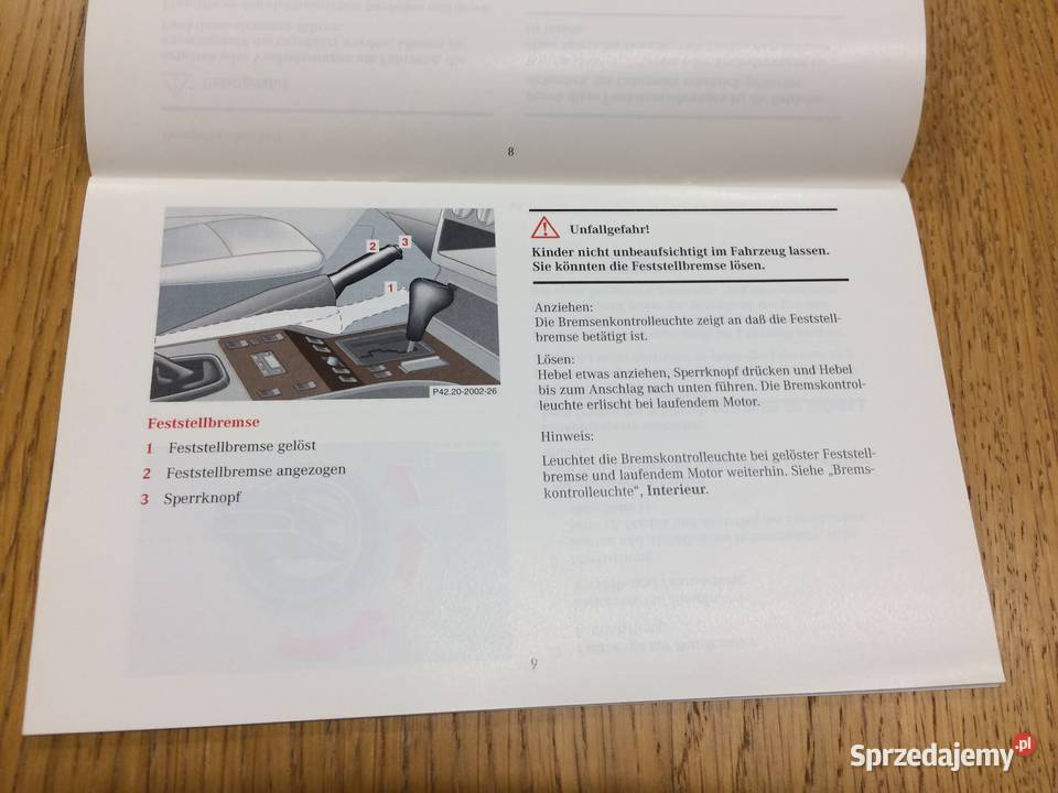 Mercedes G300TD G320 G500 instrukcja obsługi Warszawa sprzedam