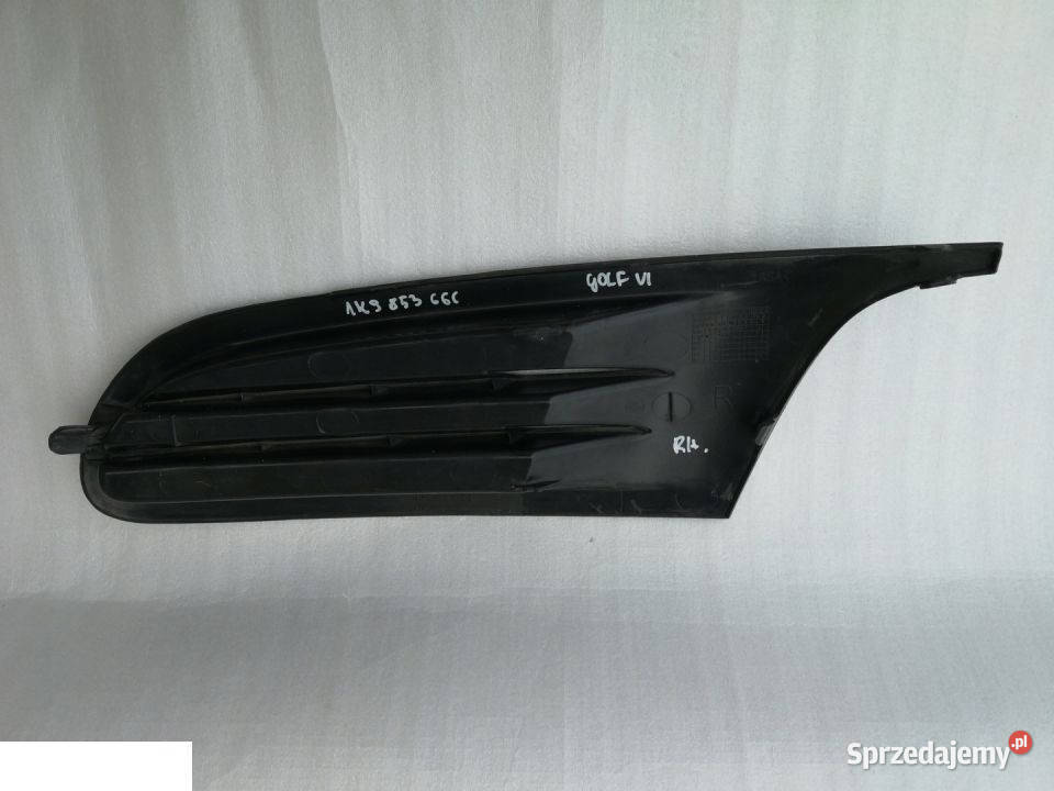 VW GOLF VI 6 KRATKA ZDERZAKA PRAWA 1K9853666 osobowe Kozubszczyzna