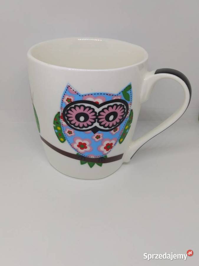 Kubki porcelanowe z sowami Radom
