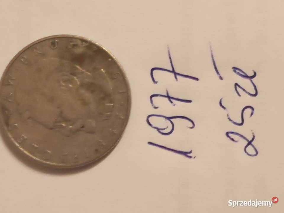 Moneta Bolesław Prus 10 z 1977 r Szczecinek