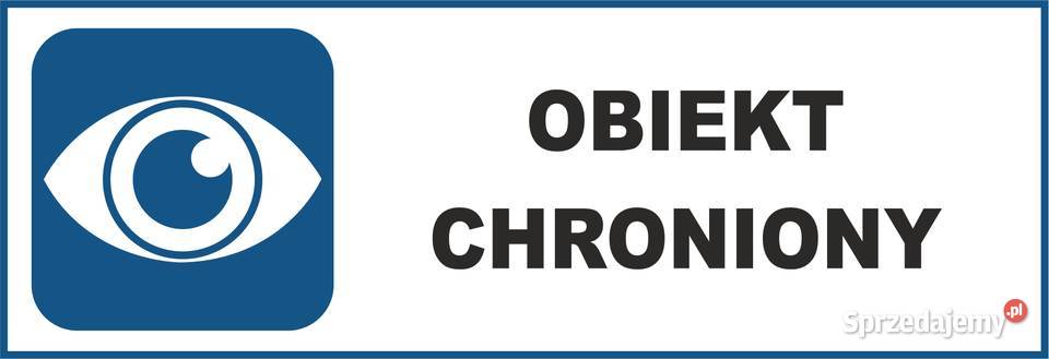 Naklejka obiekt chroniony NC022 148x52mm Kamionna