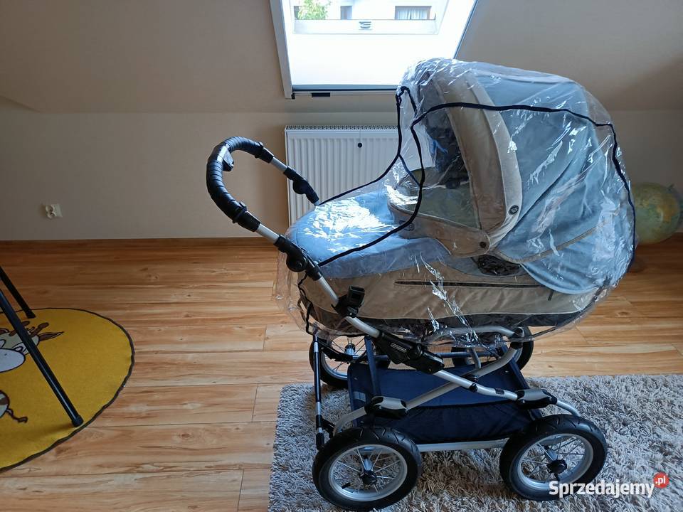 Wózek BEBECAR 3 w 1 gondola fotelik samoch Przekładana rączka  Radom
