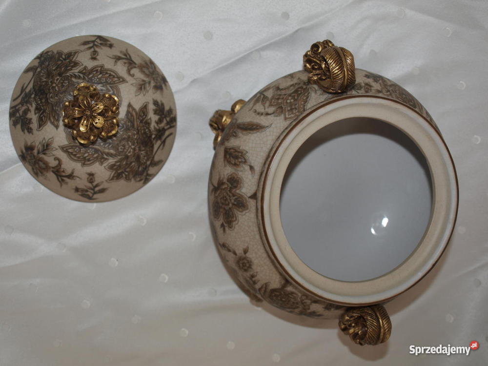 Waza na trzech nóżkach 175 litra Porcelana i szkło Wrocław