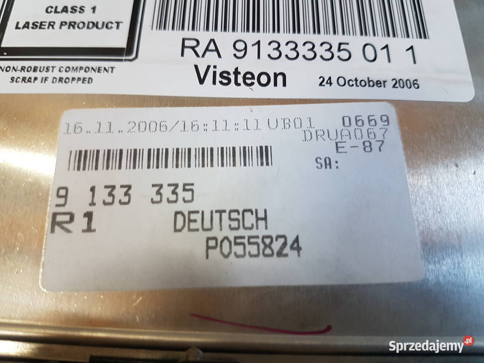 BMW 1 118 E87 RADIO CD BUSINESS RADIOODTWARZACZ Odtwarzacze CD i MD Turek