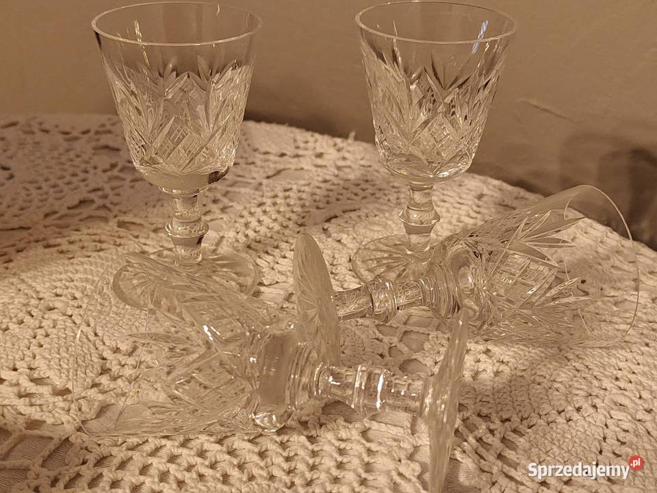Kryształ kieliszki do likieru Porcelana i szkło Legnica