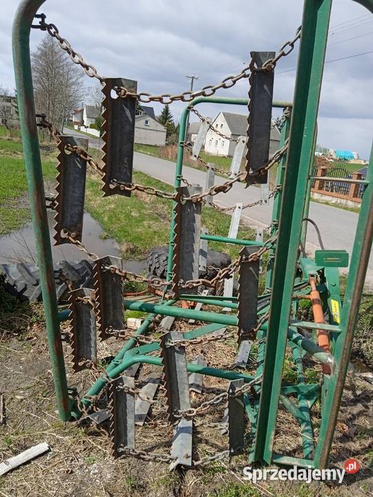 Włóka 6 m Zachodnia hydraulicznie składana nieuszkodzony Zakrzewo sprzedam