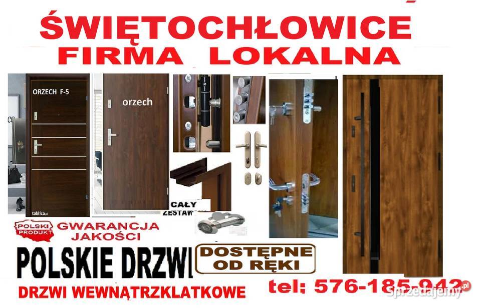 Drzwi WEJĘCIOWE zewnętrzne antywłamaniowe z Świętochłowice