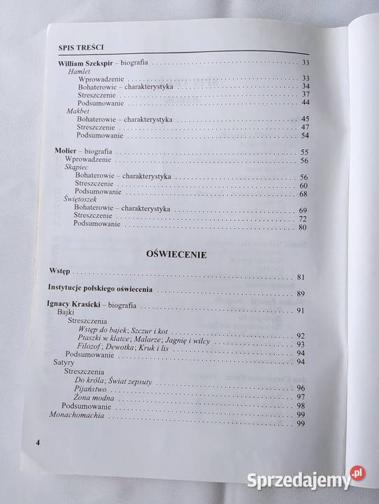 ŚCIĄGA barok oświecenie SZKOŁA ŚREDNIA Hajnówka