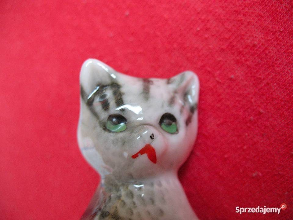 Kot szary kotek porcelana 55 x 5 x 35 Miniaturka mazowieckie Siedlce sprzedam