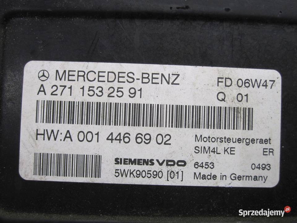 MERCEDES C KLASA W203 18 K komputer sterownik świętokrzyskie Kielce