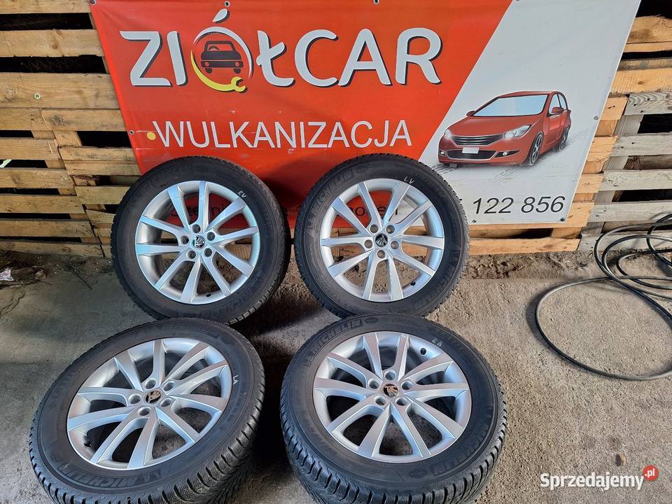 Alufelgi 5x112 18 ET43 SKODA Elbrus Kodiaq Karoq aluminiowe sprzedam