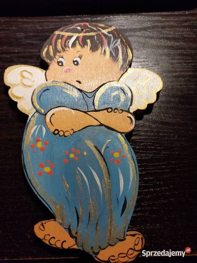 Aniołek drewno dolnośląskie Wrocław sprzedam
