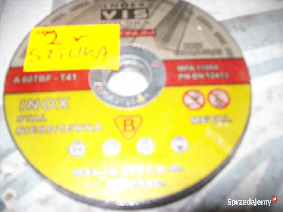 INTERVIS TARCZA do CIECIA METALU stali 125x12 Głogowa