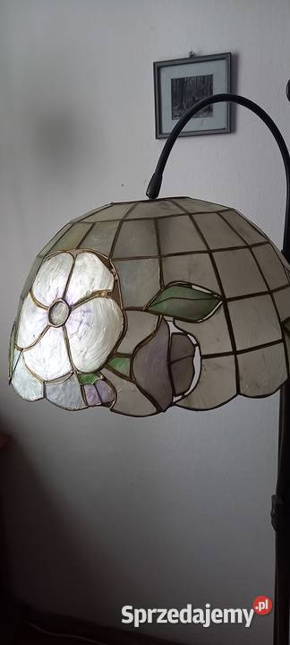 Lampa podłogowa z ruchomym ramieniem klosz łódzkie Skierniewice sprzedam