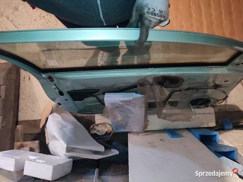 Drzwi lewe przednie zielone Opel Corsa C lakier Siemianowice Śląskie