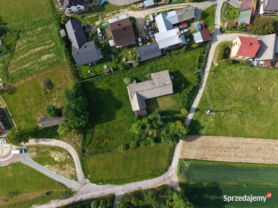 Dom na dużej działce Toporzysko gmina Jordanów sprzedam
