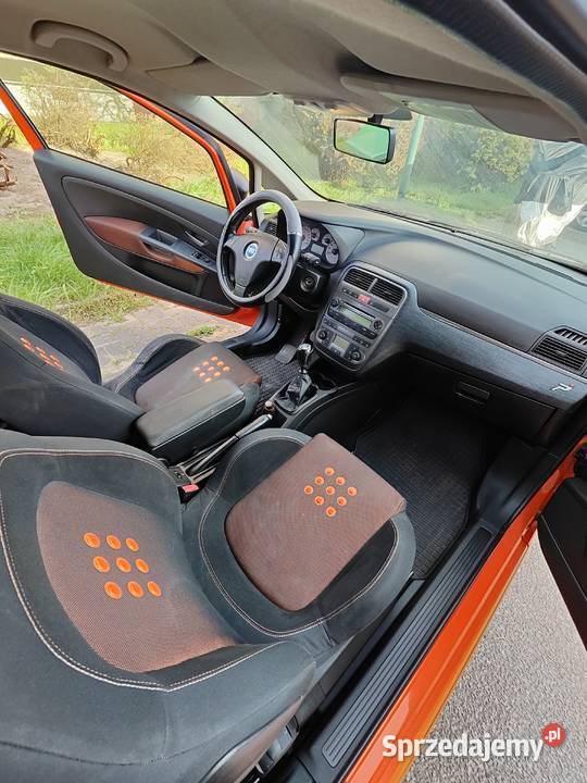 Fiat Grande Punto pomarańczowy