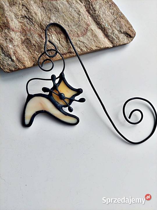 zakładka do książki kot Biszkopt witraż śląskie Piekary Śląskie