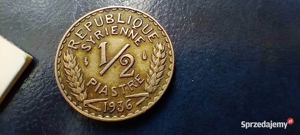Stare monety 12 piastra 1936 Syria podkarpackie Lesko