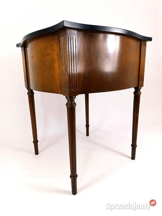 Drewniany stolik z szufladkami vintage lubuskie Zielona Góra