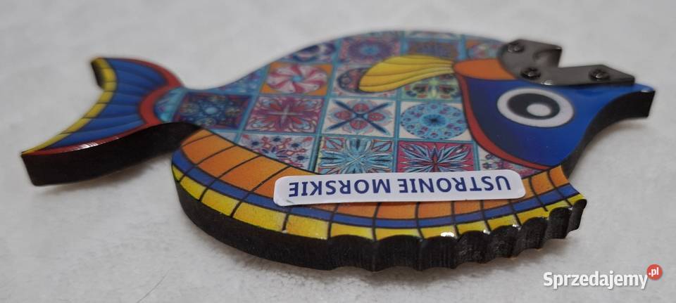 Magnes na lodówkę Ustronie Morskie ryba Dekoracje i ozdoby Czeladź