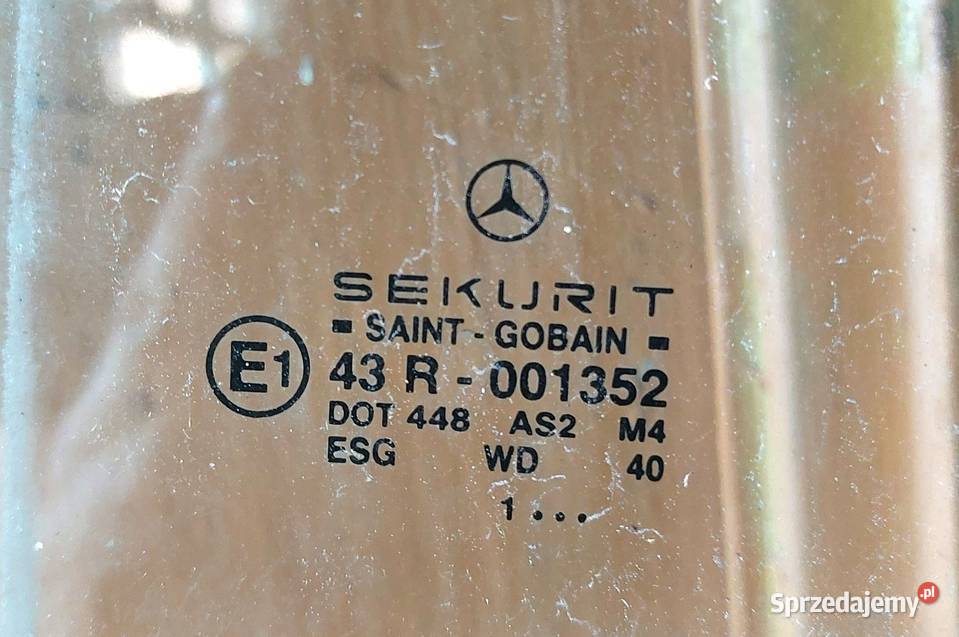 MSzyba Mercedes Benz klasa A long szyba tylnych osobowe Wiązów