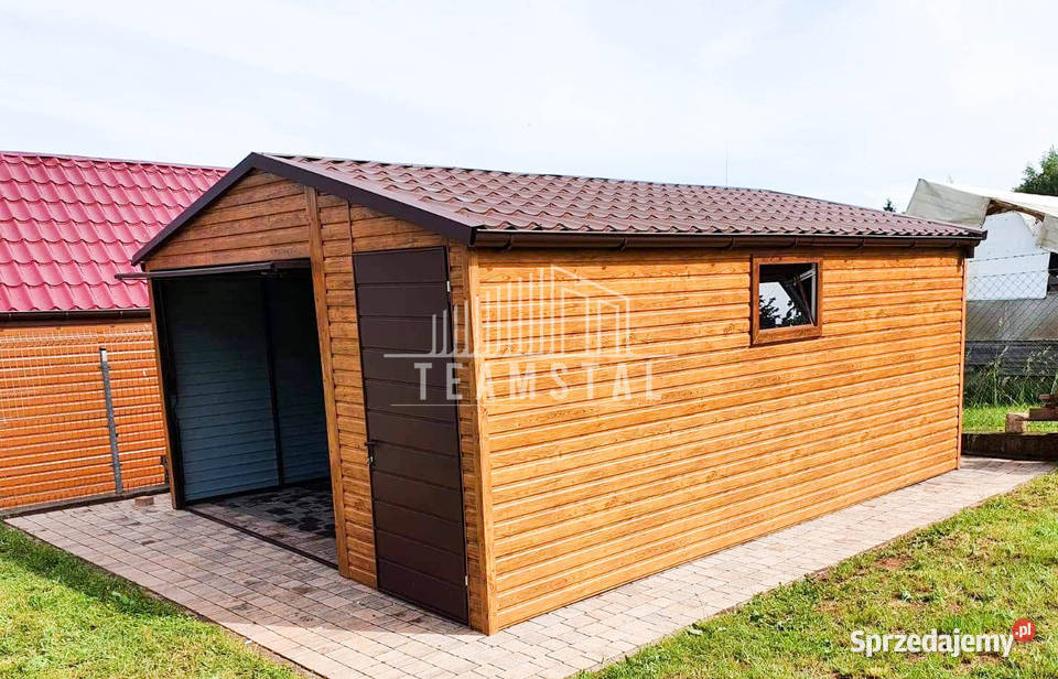 GARAŻ BLASZANY 45m x 6m poziom blachodachówka blacha podlaskie Białystok sprzedam