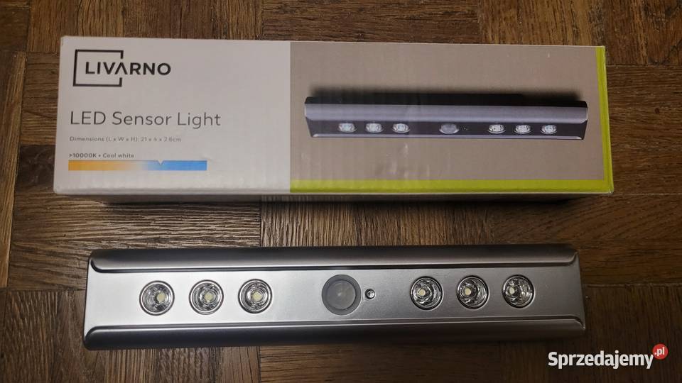 Lampka LED z Czujnikiem Ruchu 21 x 4 x 26 Lublin sprzedam