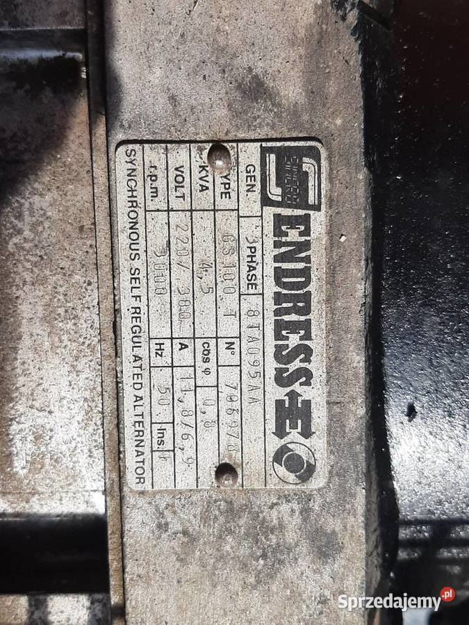 Agregat prądotwórczy 45 kw 230400v Grodzisk Wielkopolski