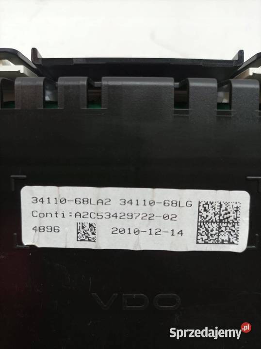 LICZNIK 3411068LA2 Suzuki Swift V 20102017 Rok produkcji 2011 świętokrzyskie