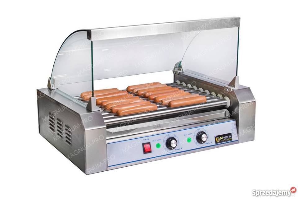 DUŻY ZESTAW DO HOTDOGÓW PODGRZEWACZ GRILL śląskie Poczesna