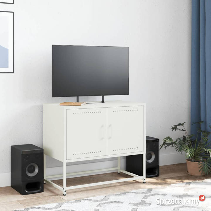 Szafka pod telewizor biała 685x39x605 stalowa Warszawa