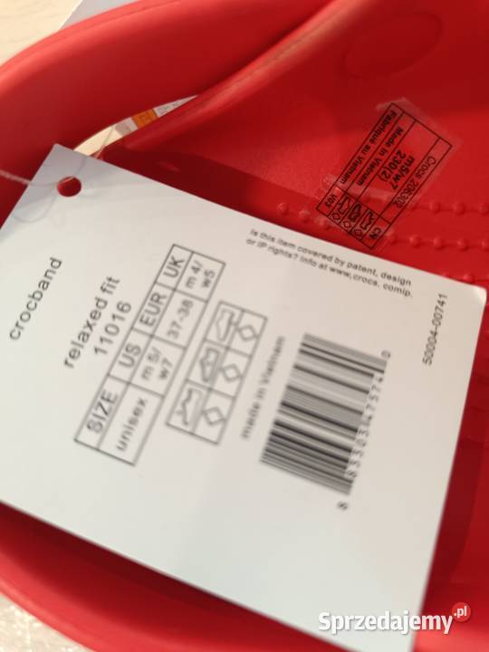 Klapki crocs zygzak śląskie Pruchna sprzedam