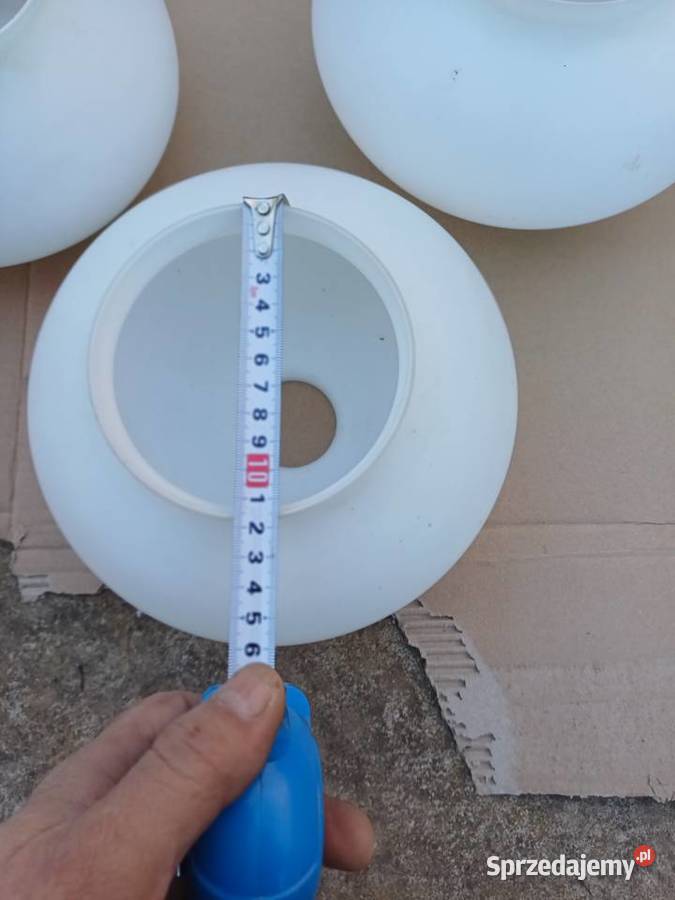 Trzy retro klosze z 1965 roku firmy Napako Pozostałe dolnośląskie Lubań