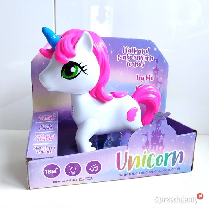 Nowy Unicorn jednorożec zabawka interaktywna Zd Katowice