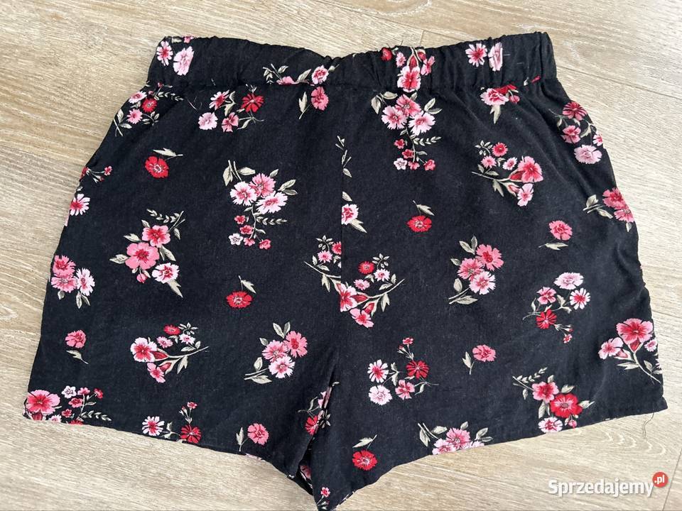 Spodenki w kwiatki XS czarny Wyszków