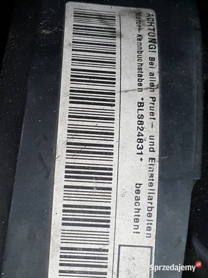 Silnik kompletny Volkswagen Caddy 19 TDI 105 BLS Gniewkowo sprzedam