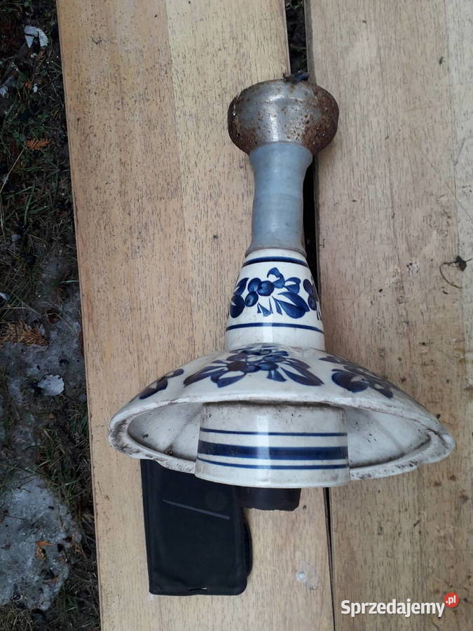 Lampa ceramiczna Włocławek Antyki Warszawa