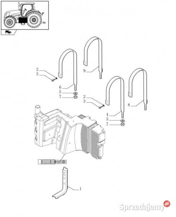 Holland T6010 Uchwyt 87519071 Jastrzębniki