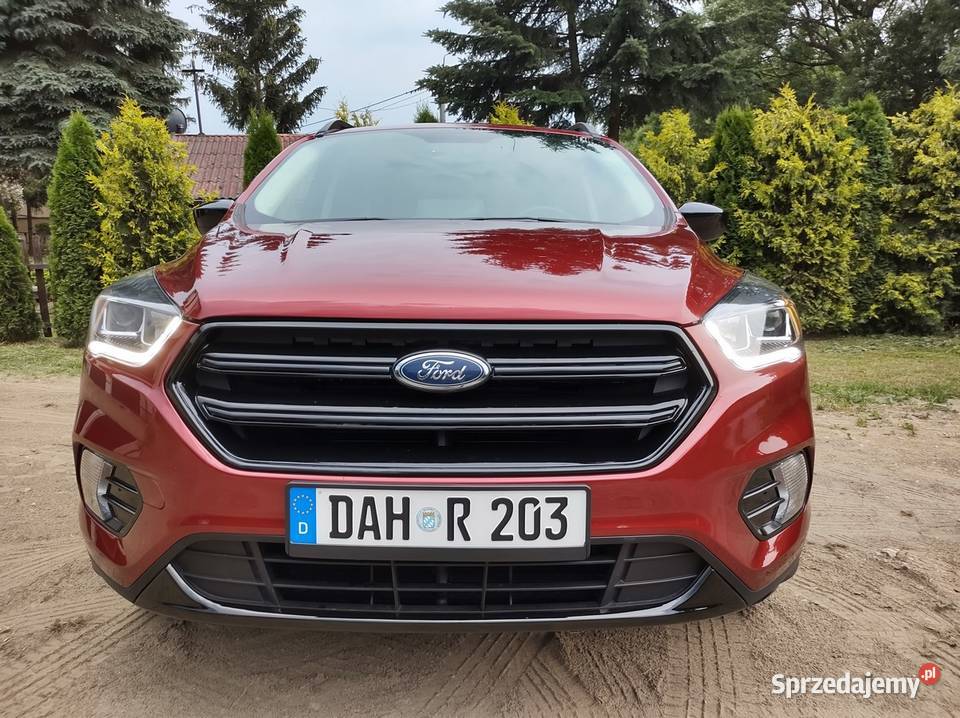Ford Kuga 15 EcoBoost Black Edition Ruby Red wielofunkcyjna kierownica Kościerzyna
