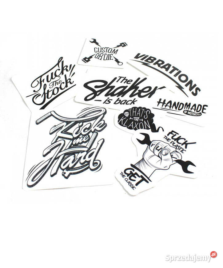 Zestaw naklejek Cafe Racer Bobber Trucker Custom Rzeszów