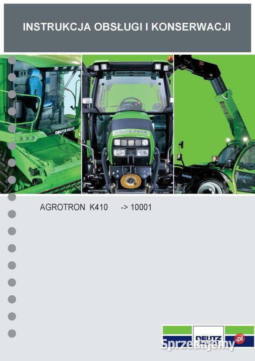 Claas Dominator 80 85 100 105 Instrukcja obsługi Szamotuły