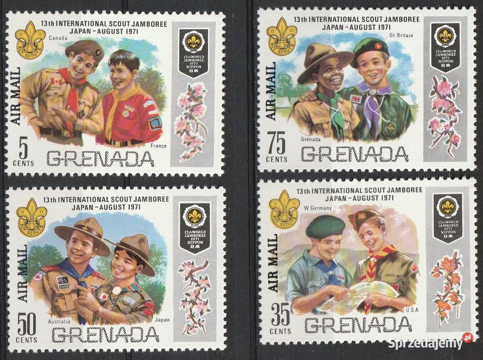 GRENADA SKAUTING 1971 CZYSTE