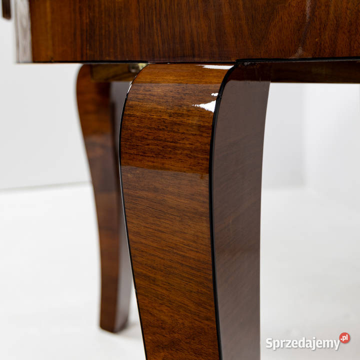 Okrągły Stół Art Deco Rozkładany Polska 19451960 Swarzędz