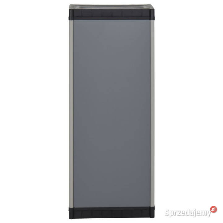 Szafka ogrodowa z 1 półką szaroczarna 35x40x85 mazowieckie sprzedam