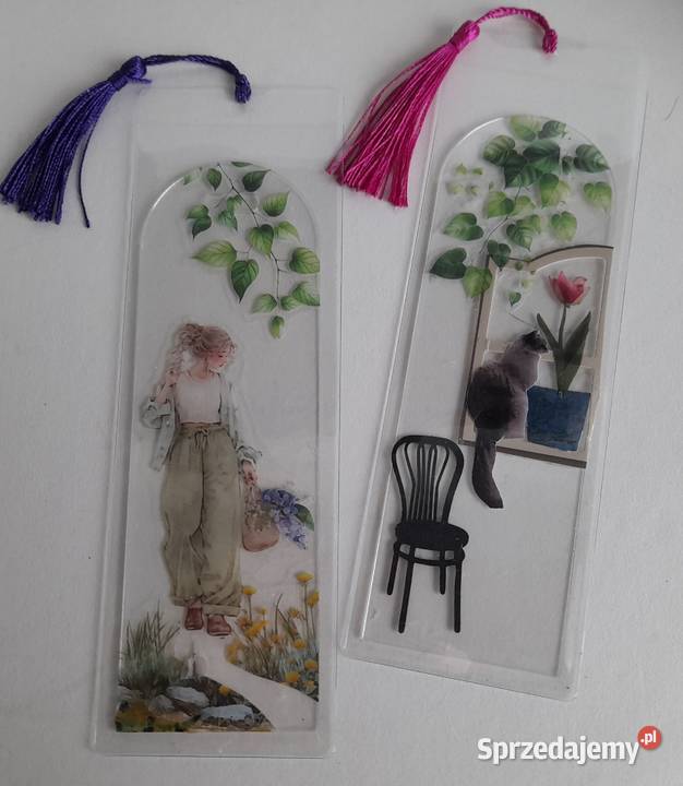 Zakładka Zakładki do Książki 2 sztuki Hand Made Rotmanka