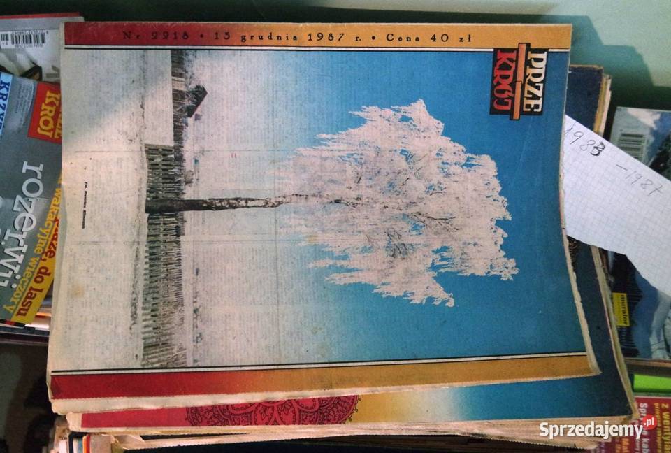 Czasopisma przekrój zestaw kolekcjonerski z 21 Boguszyce