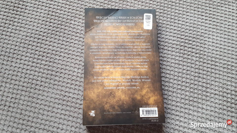 Pogrom w przyszły wtorek Marcin Wroński Kraków